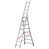 HAILO Echelle transformable pro 3 plans 3x8 échelons 5m70 en aluminium...