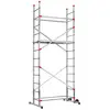 Echafaudage roulant en aluminium HAILO Fast&Lock 5 - 4m40 - Montage rapide et rattrapage de niveau