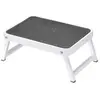 Marche pied pliant en acier HAILO One Step - Blanc - 1 marche - Surfac...