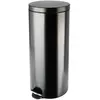 Hailo Poubelle de cuisine à pédale 30L Noire mat - SELEKTA