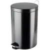 Hailo Poubelle de cuisine à pédale 20L Noire mat - SELEKTA