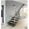 Escabeau en aluminium 4 marches Larges Hailo L100 + Plateforme TP1
