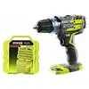 Pack Ryobi Perceuse-visseuse à percussion Brushless 18V One+ R18PDBL-0...