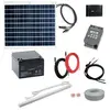 Kit éclairage solaire programmable type Abri bus 50W