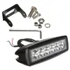 OHM-EASY Projecteur led de travail 18W extérieur IP67 noir rectangulaire