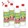 BEST OF TV TELESHOPPING - Lot de 4 Barrage aux Insectes W2000 (4x1L) avec 2 Vaporisateurs- Stoppe tous les Insectes Volants et Rampants