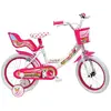 Eden Bikes UNICORN-16 vélo Enfant Licorne Fille, Blanc & Rose, 16''