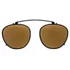Lunettes de soleil avec clip - VUARNET - VD190100032121 - Noir - Marron - UV400