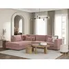 Canapé d'angle en velours côtelé - LOUNGITUDE - BELAMI - 4 places - An...