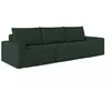 Canapé droit fixe 3 places ROMANE en velours côtelé - Vert foncé