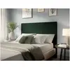 LOUNGITUDE Tête de lit NUMA en velours côtelé - Vert foncé - Largeur 140 cm