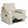 Fauteuil de relaxation manuel ROSS en tissu - Beige