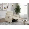 LOUNGITUDE Fauteuil de relaxation électrique ROSS en tissu - Beige
