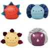 Little Big Friends Set de 4 balles doudous Les Doodballs Les Amis Dinos