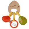 Little Big Friends Hochet en bois Les Amis Dinos