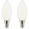Ampoule led Filament Xxcell Flamme Dépolie - E14 équivalent 40W x2