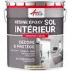 ARCANE INDUSTRIES Peinture Sol - Résine Epoxy : Peinture pour Sol salon, cuisine, salle de bains - Effet Miroir - REVEPOXY DECO - 10 kg (jusqu'à 50 m² en 2 couches)
