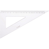 GRAPH'IT Equerre 60° 2 bords antitaches 30 cm Transparent