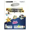 Plastique fou - 7 feuilles métallisées argentées - Diam's
