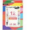 Set de 12 marqueurs acryliques Graph’it Go Essential