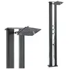 Formidra Buitendouche Dada Straight | antraciet | geborsteld aluminium