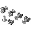 KIMEX Kit de 50 vis Torx antivol avec écrou cage pour rack et baie 19''
