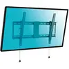 KIMEX Support Mural inclinable écran TV 37-80", Système pliable + Option antivol