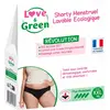 Love & Green - Shorty menstruel Flux abondant Noir - Love & Green XXL
