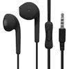WAYTEX Écouteurs filaires intra-auriculaires Noirs avec micro et prise...