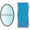 SWIMLINE Liner swirl forme ovale 4,57x9,14m pour piscine hors sol