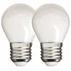 Xanlite - Lot de 2 ampoules Filament LED P45 Opaque, culot E27, 470 Lu...