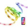 Ruban led connecté avec synchronisation sonore, blancs et couleurs, 3m...