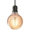 XANLITE Ampoule Filament LED déco verre ambré G95, culot E27, 1521 Lumens, conso. 15W (equivalence 100W), Blanc chaud