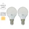 XANLITE Lot de 2 sphérique P45 470 Lumens E14