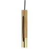 Xanlite - Suspension Tempo en bois et laiton, culot E27 - cosdetebol