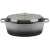 Cocotte en fonte ovale 33cm - Masseiron Ardoise