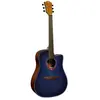 LAG Guitars Tramontane Special Edition Dreadnought T-BLUE-DCE elektris...