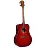 Lâg Lâg T-Red-D Guitare Tramontane - Dreadnought Special Edition Red B...