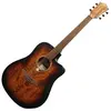 LAG Guitars Tramontane 70 T70DCE Black & Brown elektrisch-akoestische ...