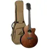 LAG Guitars SAUVAGE-J12CE Jumbo 12-snarige E/A westerngitaar met gigba...