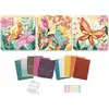 Kit créatif Au Sycomore Stick et Fun 3 Mosaïques Papillons