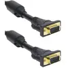 Erard Câble VGA HD-15 Mâle pour HD-15 Mâle 5 m Noir et or