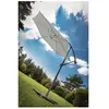 OZALIDE Parasol mat déporté Super King 3 m Gris anthracite 28 Gris Perle