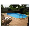Ubbink Piscine bois Océa 6,10 x 4,00 x 1,30 m - Liner bleu - Ubbink