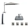 PROLOISIRS Set d'ombrage complet (1 parasol déporté NH 3x3 + 1 housse + 1 lestage) - taupe