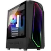Spirit Of Gamer - INFINITY DARK, BoitIer PC Gamer Noir RGB Vide avec ...