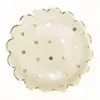 Assiette carton SCRAPCOOKING x8 gold 23cm