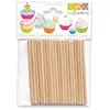 SCRAPCOOKING - Recharge 20 bâtonnets pour sucettes - Marron - 0 kWatt