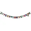 PARTY PRO Guirlande joyeux anniversaire (2 20 m)
