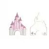 Set de 8 invitations Princesse